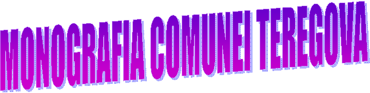 MONOGRAFIA COMUNEI TEREGOVA