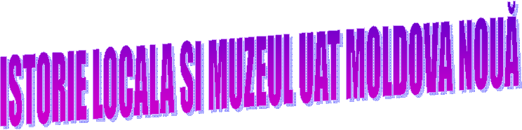 ISTORIE LOCALA SI MUZEUL UAT MOLDOVA NOUĂ