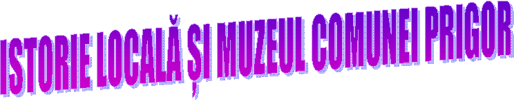 ISTORIE LOCALĂ ȘI MUZEUL COMUNEI PRIGOR