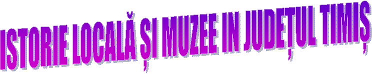 ISTORIE LOCALĂ ȘI MUZEE IN JUDEȚUL TIMIȘ