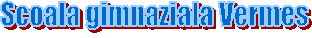 Scoala gimnaziala Vermes